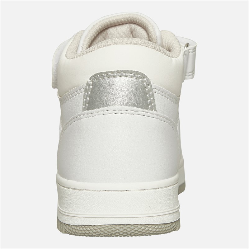 GAP Girls Boston Mid Trainers White/Rose - Image 3