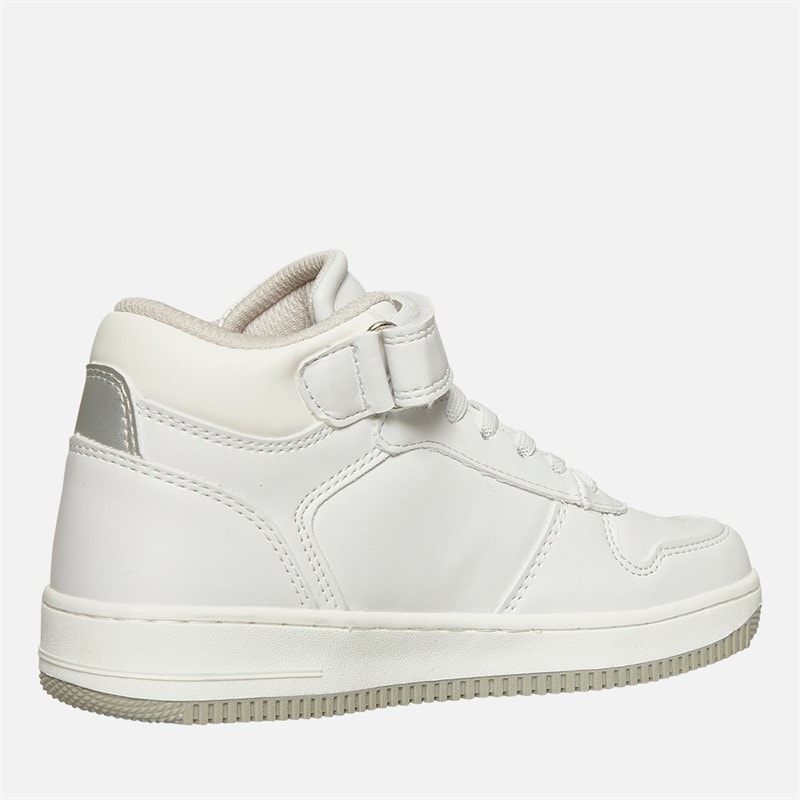 GAP Girls Boston Mid Trainers White/Rose - Image 5