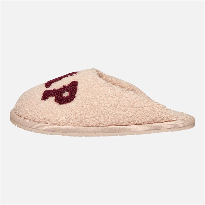 GAP Girls Plano II Borg Slippers Powder Pink - Image 2