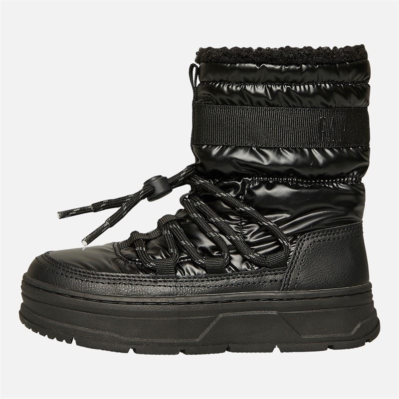 GAP Girls Paradise High Lace Snow Boots Black