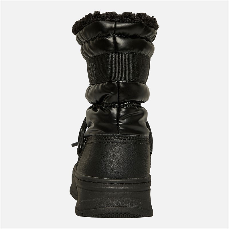 GAP Girls Paradise High Lace Snow Boots Black - Image 3