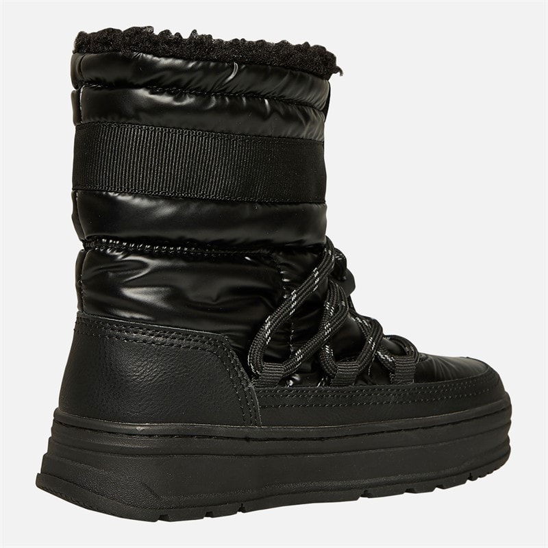 GAP Girls Paradise High Lace Snow Boots Black - Image 5
