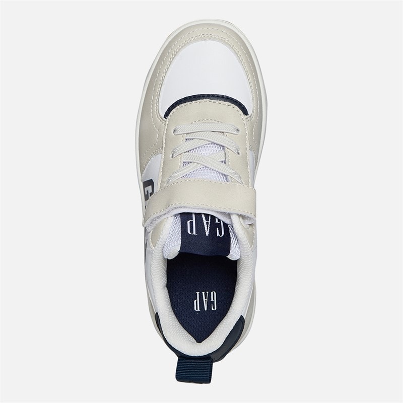 GAP Kids Boston Velcro Trainers White - Image 4
