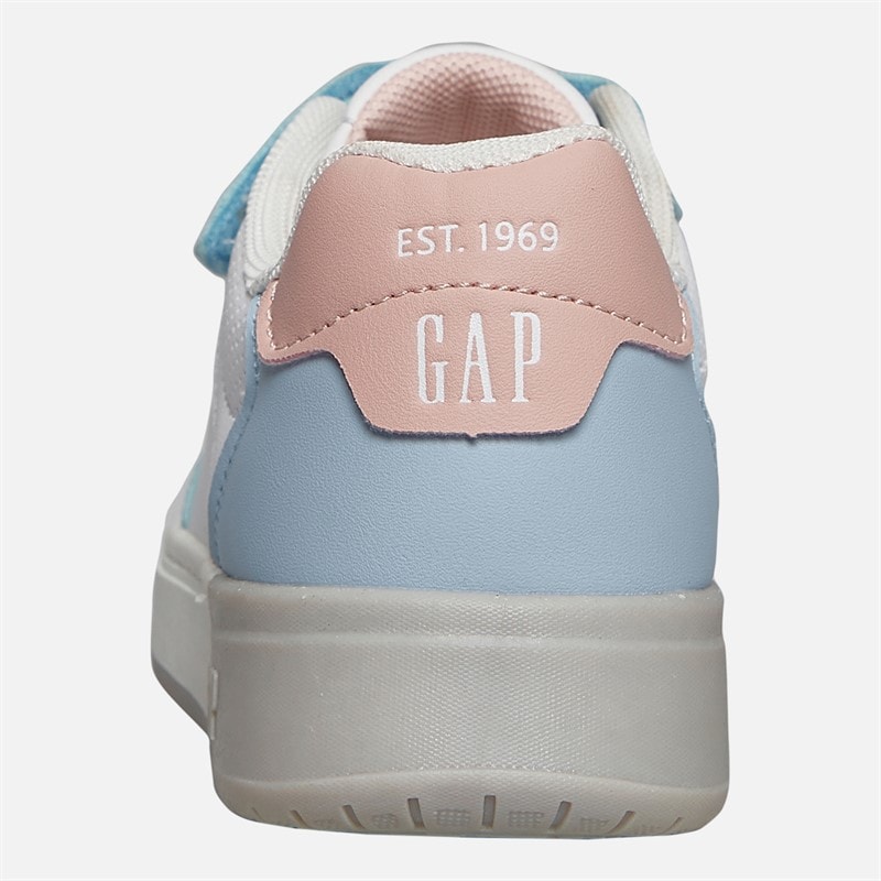 GAP Girls Chicago Trainers Bleach Blue/White/Pink Bleach Blue White Pink - Image 3