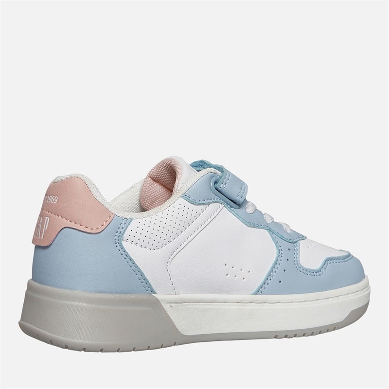 GAP Girls Chicago Trainers Bleach Blue/White/Pink Bleach Blue White Pink - Image 5