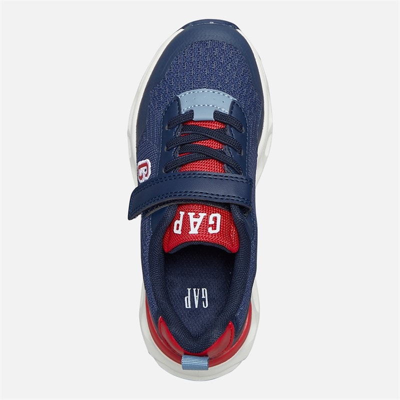 GAP Boys Sacramento Trainers Navy Red Blue - Image 4