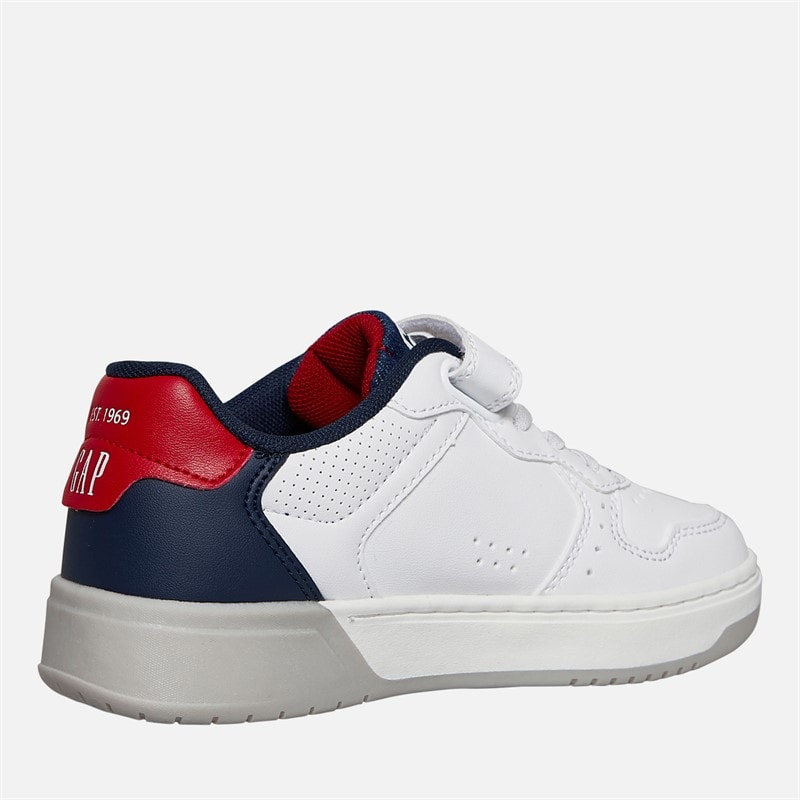 GAP Boys Chicago Trainers White/Navy/Red White Navy Red - Image 5