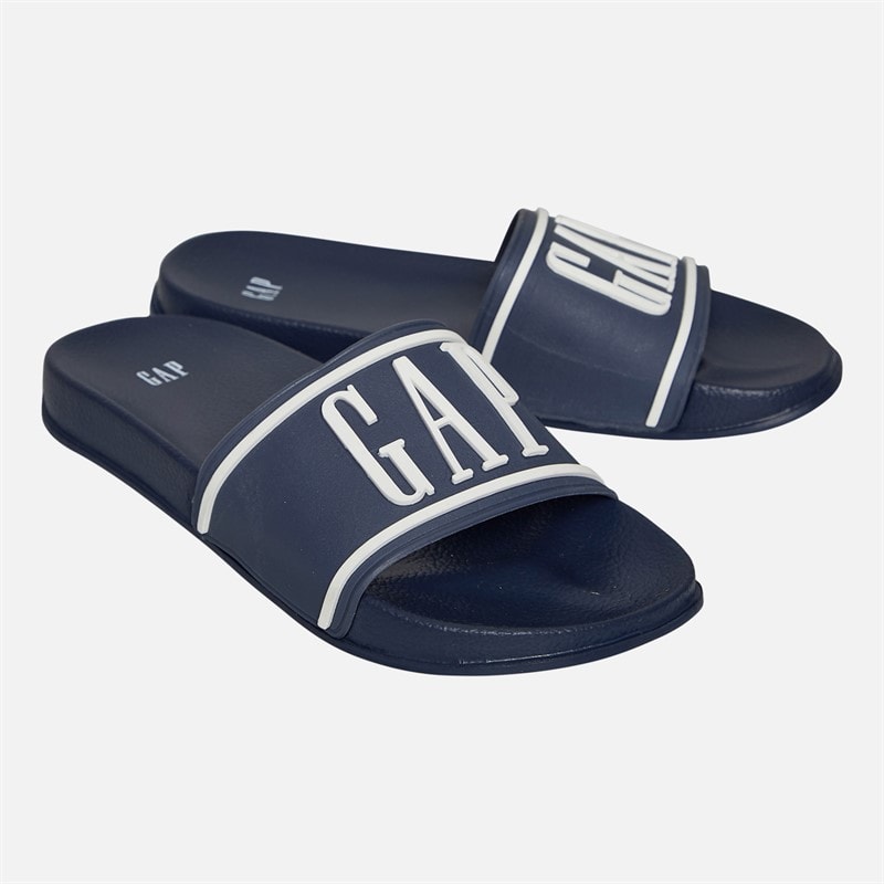 GAP Junior Boys Austin Sliders Navy/White Navy White - Image 1
