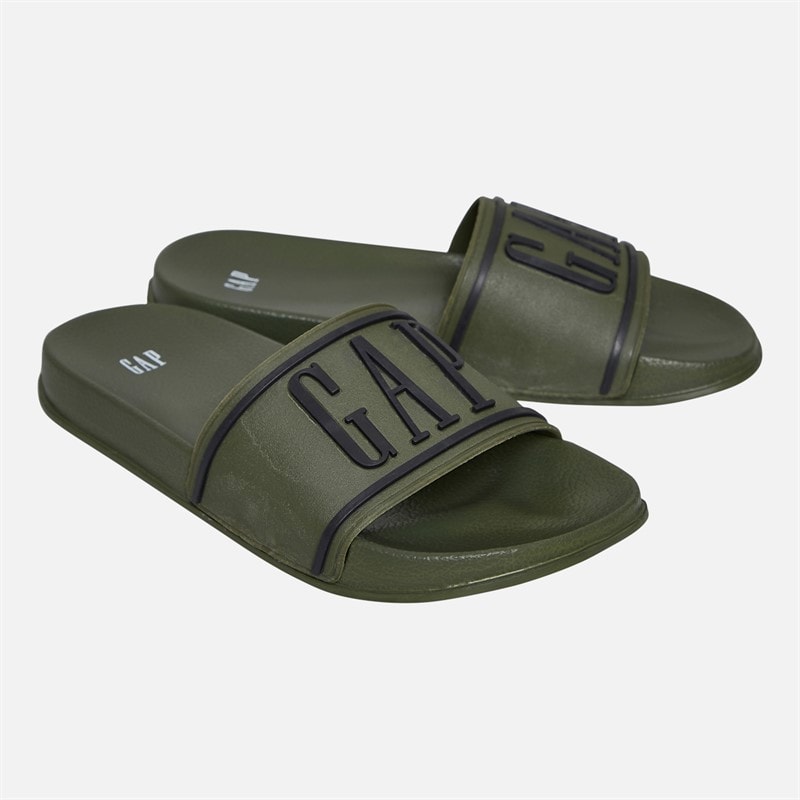 GAP Junior Boys Austin Sliders Olive/Black Olive Black - Image 1
