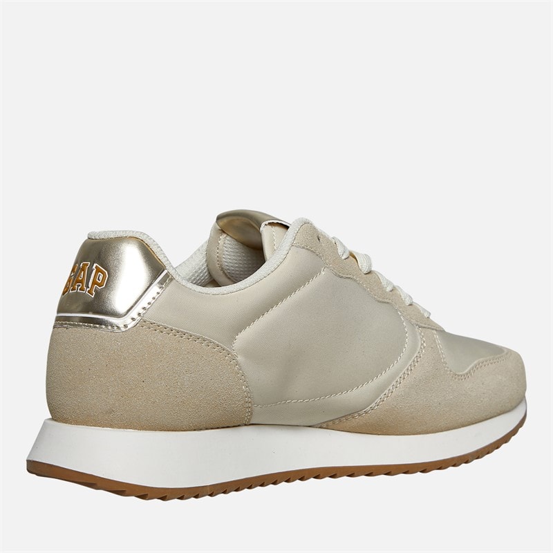 GAP Womens Nashville Arch Logo Trainers Sand - Image 5