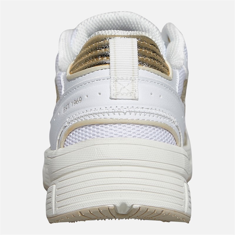 GAP Womens Sunset Trainers White Gold - Image 3
