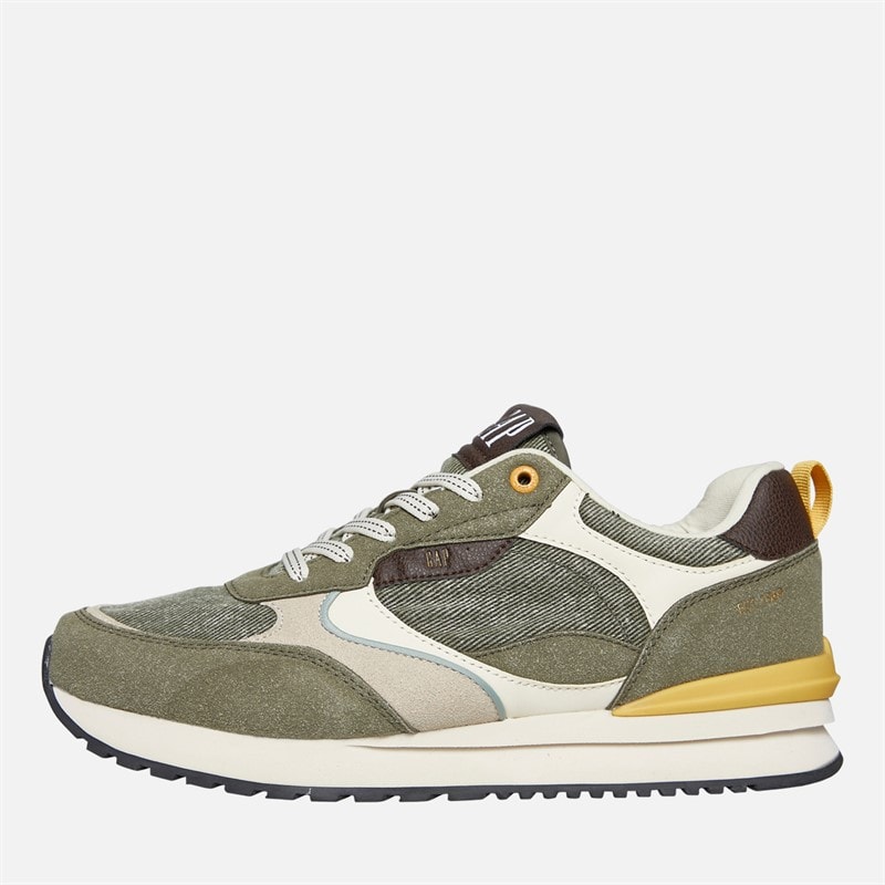 GAP Mens Run Spirit City Trainers Olive - Image 1
