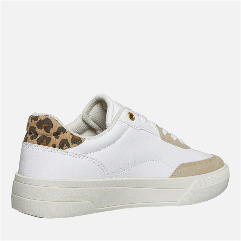GAP Womens Waco Trainers White Leopard - Image 5