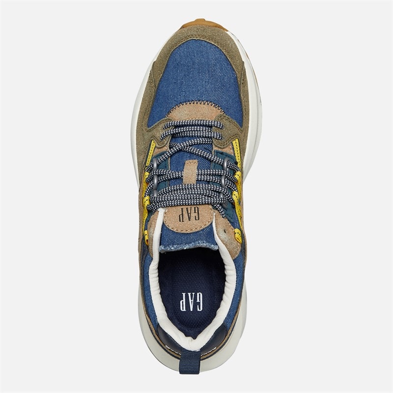 GAP Mens Explorer Trainers Denim Blue - Image 4