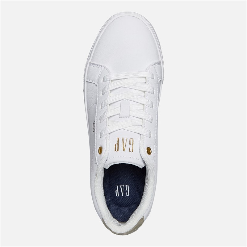 GAP Womens Portland Trainers White - Image 4