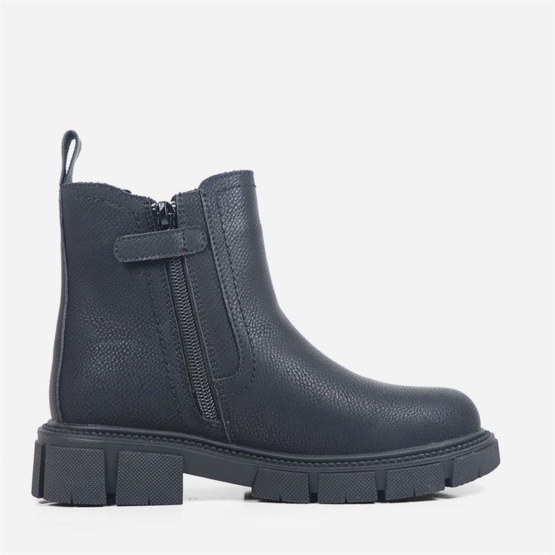 GAP Girls Layette Chelsea Boots Black Nubuck - Image 5