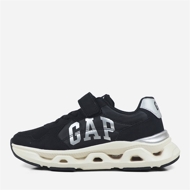 GAP Girls San Francisco Trainers Black/Silver