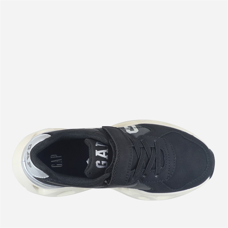 GAP Girls San Francisco Trainers Black/Silver - Image 4