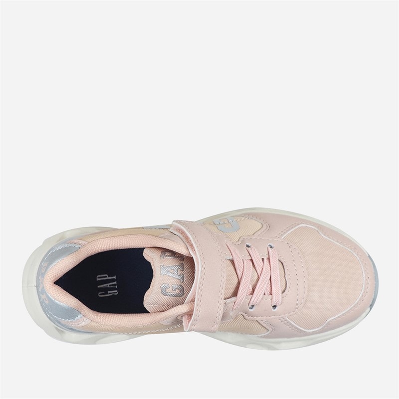 GAP Girls San Francisco Trainers Pink/Silver Pink Silver - Image 4
