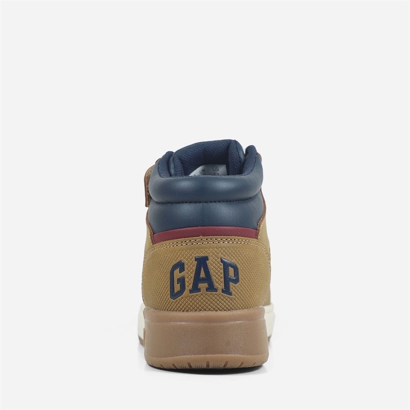 GAP Boys Travis Mid Trainers Camel/Navy Camel Navy - Image 3