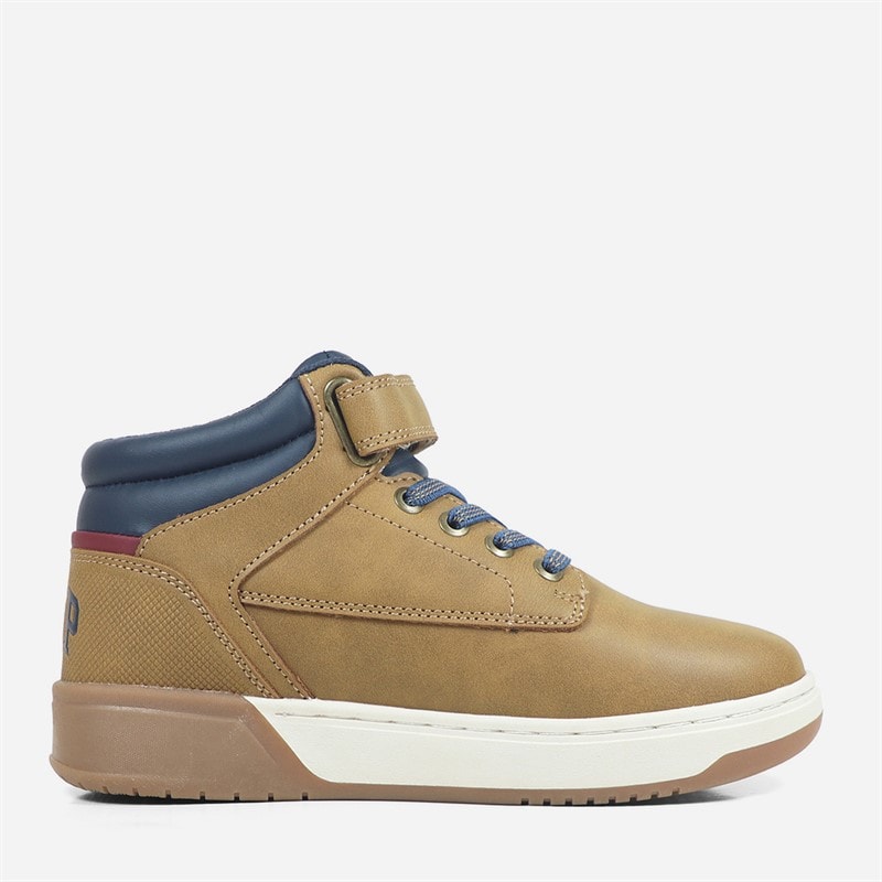 GAP Boys Travis Mid Trainers Camel/Navy Camel Navy - Image 5