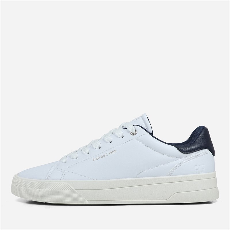 GAP Mens Moon II LTX Trainers White/Navy White Navy - Image 1
