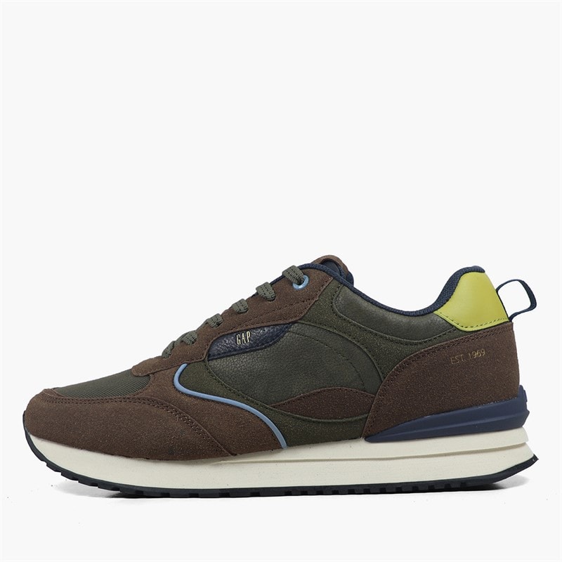 GAP Mens Run Spirit Trainers Praline Olive - Image 1