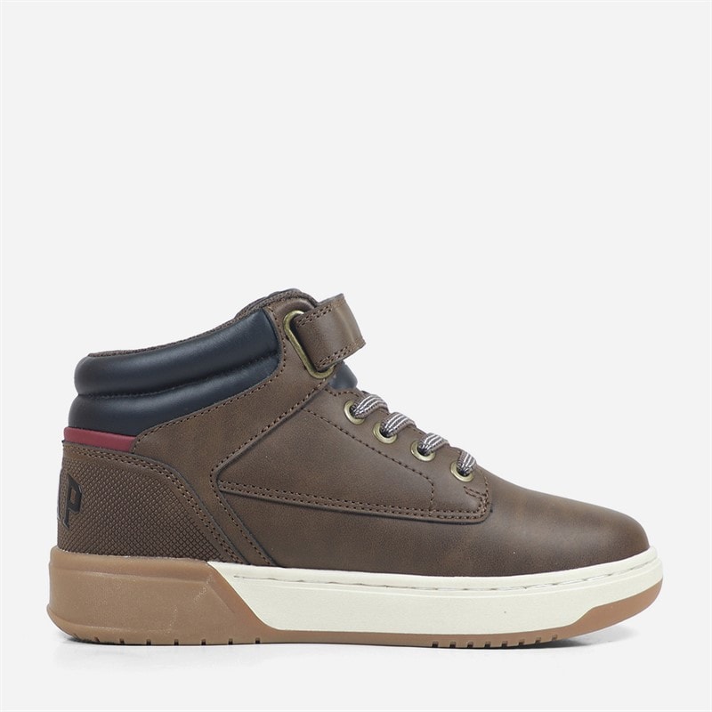 GAP Boys Travis Mid Trainers Brown/Black Brown Black - Image 5