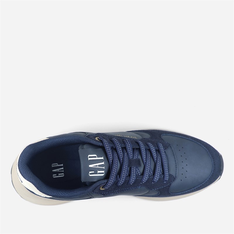 GAP Mens Run Gold Trainers Navy - Image 4