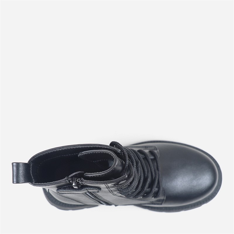 GAP Girls Selma Lace Up Boots Black - Image 4