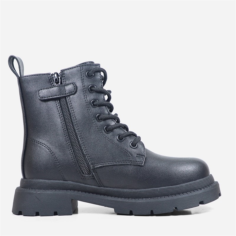 GAP Girls Selma Lace Up Boots Black - Image 5
