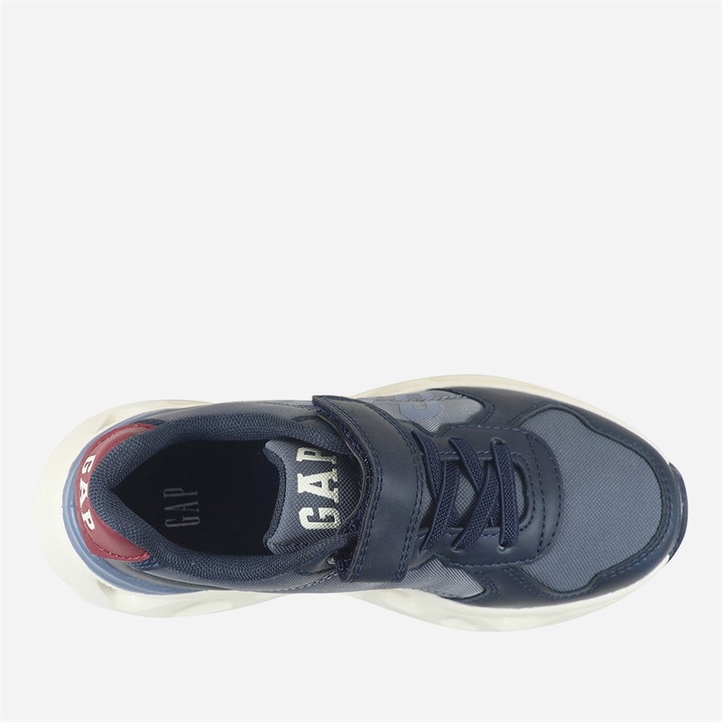 GAP Boys San Francisco Trainers Navy/Blue/Red Navy Blue Red - Image 4