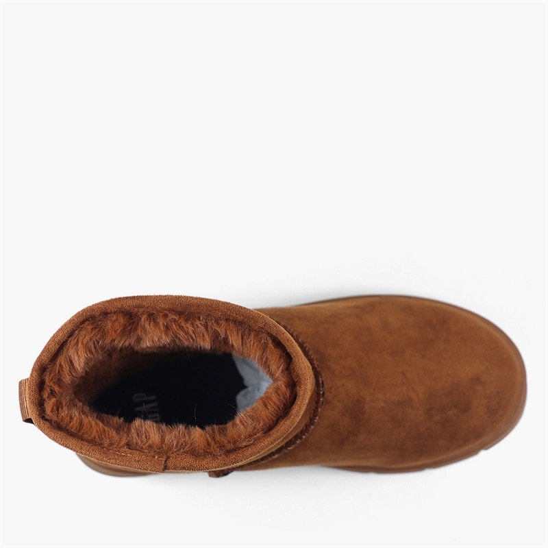 GAP Girls Alaska Refresh Mid Boots Camel - Image 4