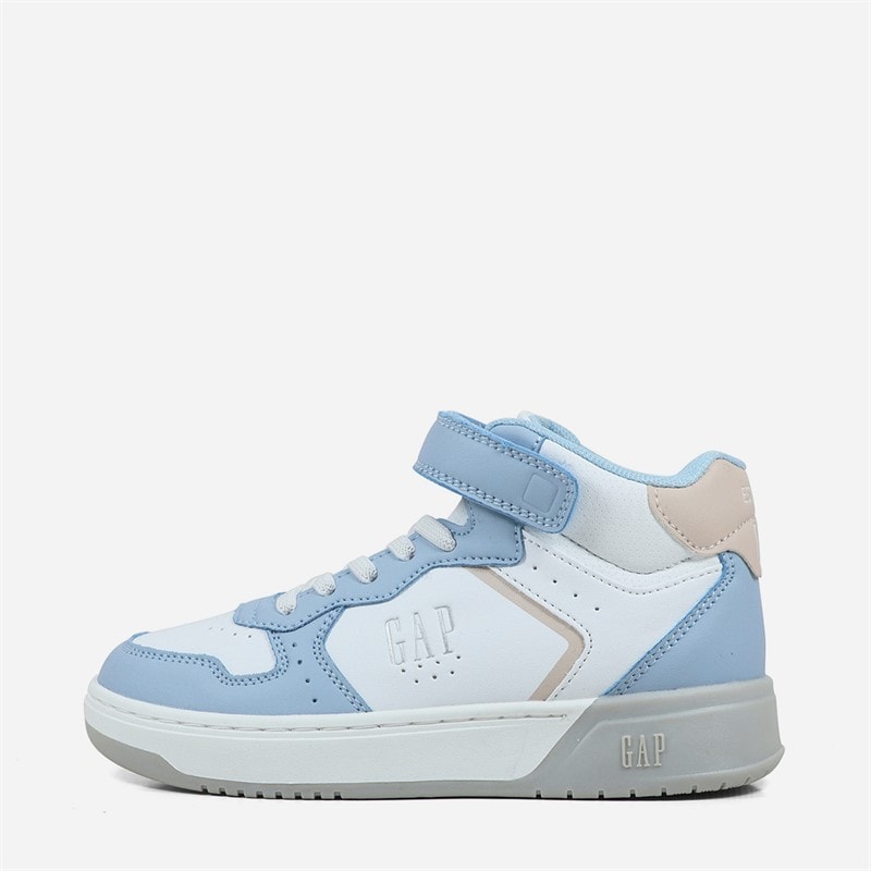 GAP Girls Chicago Mid Trainers Blue/White/Pink Blue White Pink - Image 1