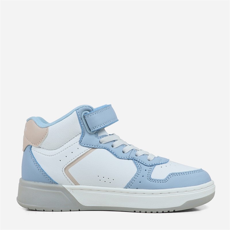 GAP Girls Chicago Mid Trainers Blue/White/Pink Blue White Pink - Image 5