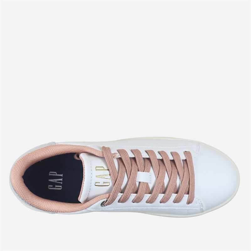 GAP Womens Sun LTX Trainers White/Silver White Silver - Image 4