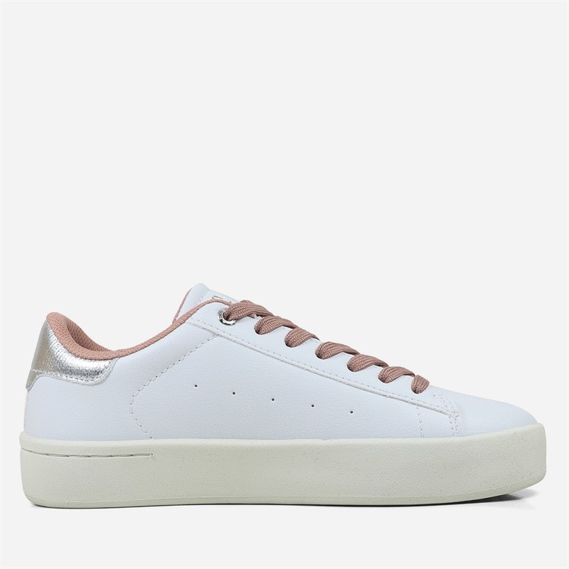 GAP Womens Sun LTX Trainers White/Silver White Silver - Image 5
