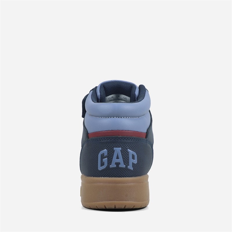 GAP Boys Travis Mid Trainers Navy/Blue/Red Navy Blue Red - Image 3