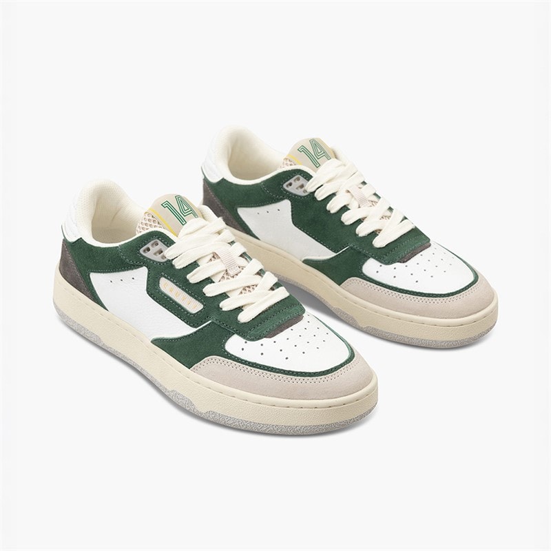Cruyff Mens Volteria Trainers White/Green - Image 4