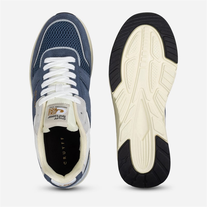 Cruyff Mens Camino Trainers Navy/Grey - Image 2
