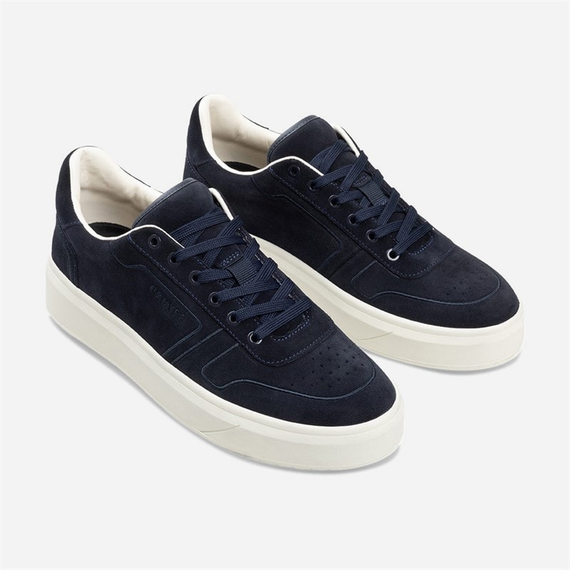 Cruyff Mens Endorsed Lux Trainers Navy - Image 4