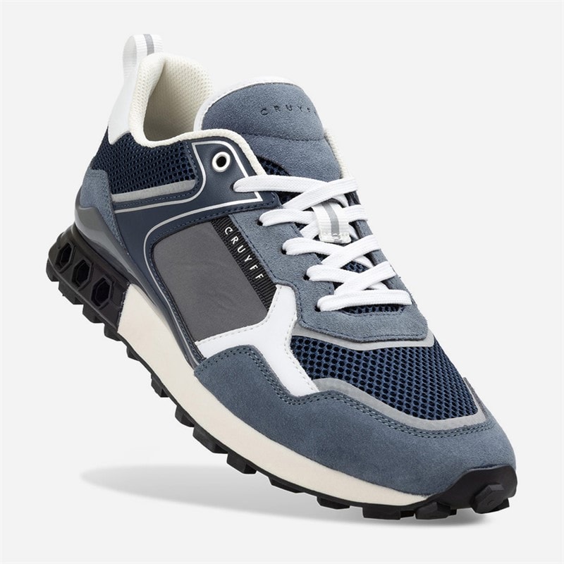 Cruyff Mens Fuori Trainers Grey/Blue - Image 5