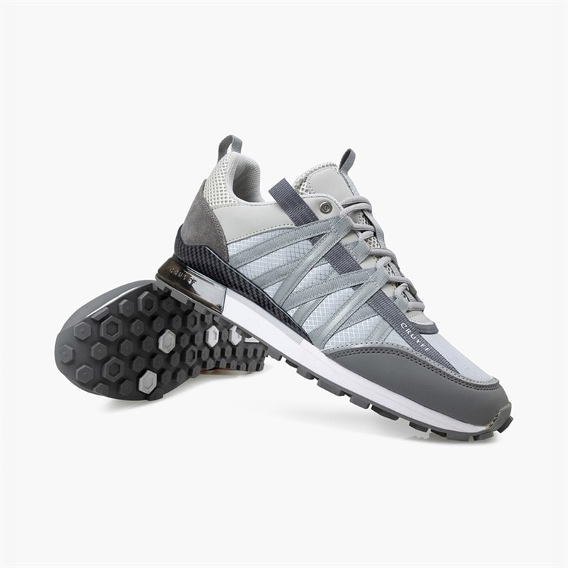 Cruyff Mens Fearia Trainers Light Grey - Image 3