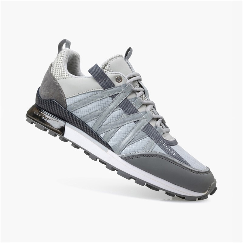 Cruyff Mens Fearia Trainers Light Grey - Image 4