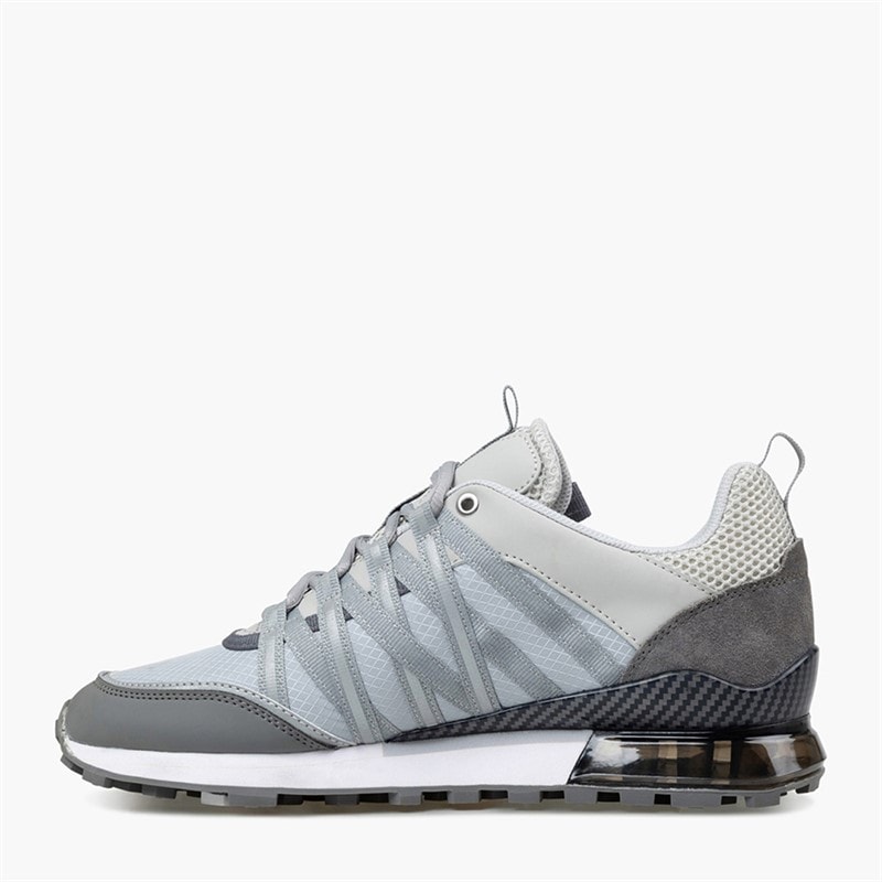 Cruyff Mens Fearia Trainers Light Grey - Image 5