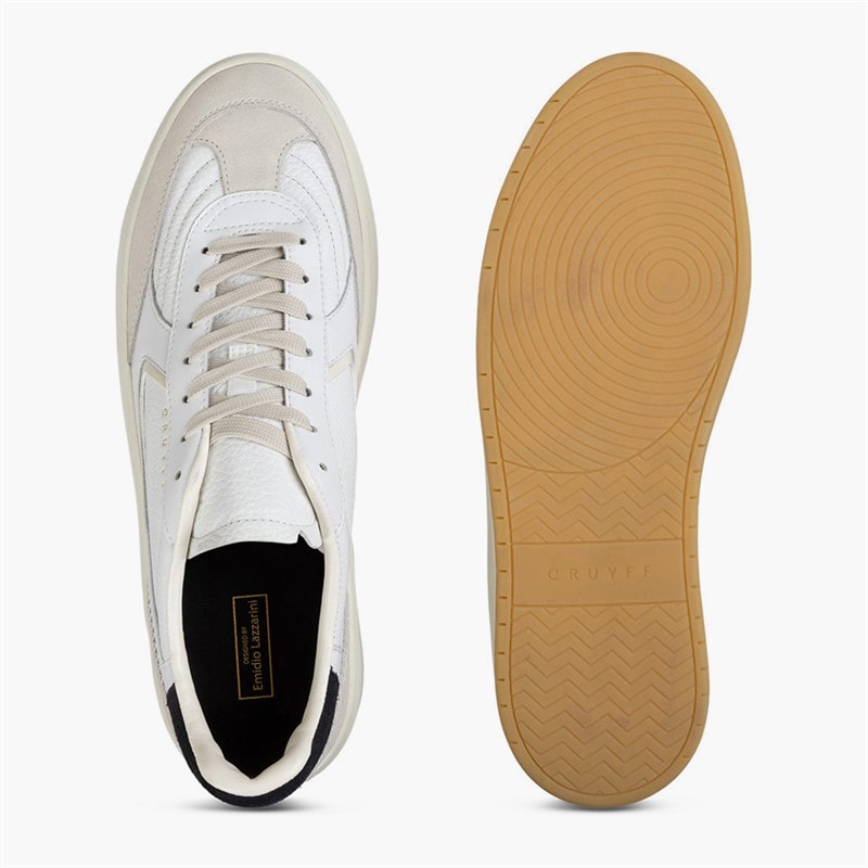 Cruyff Mens Aztec Trainers White - Image 2