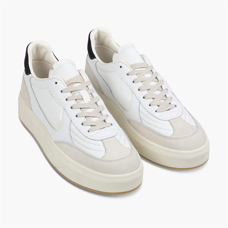 Cruyff Mens Aztec Trainers White - Image 4