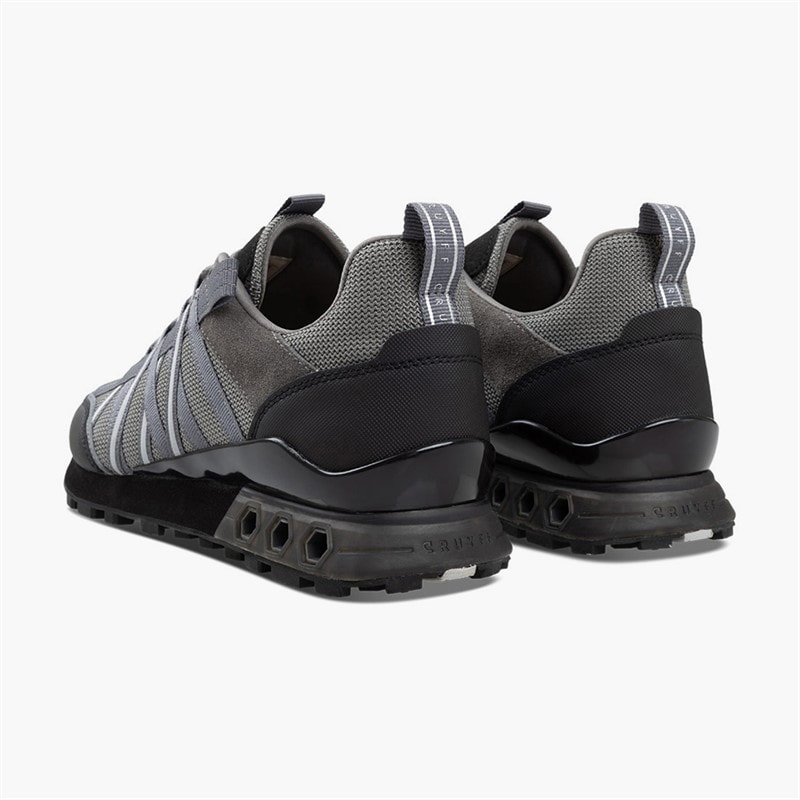 Cruyff Mens Fearia Eclipse Trainers Grey/Silver - Image 3