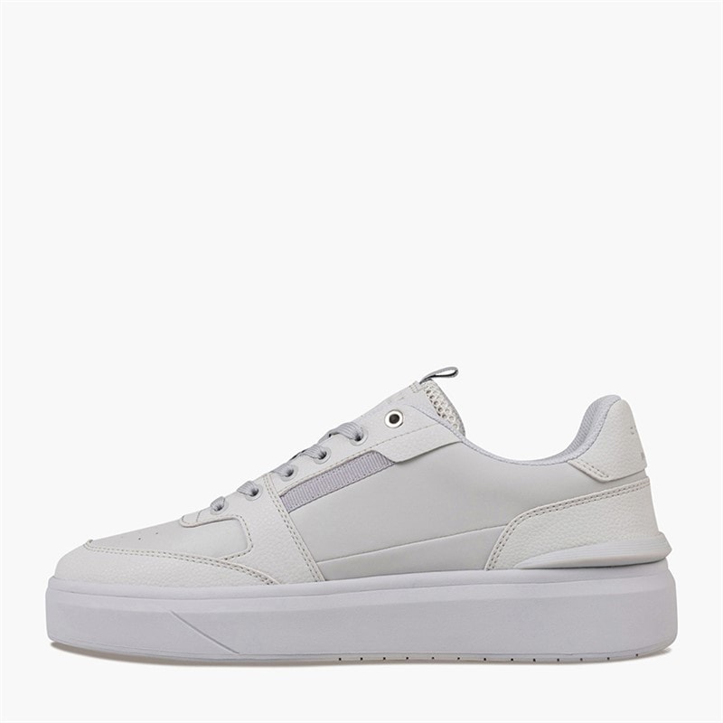 Cruyff Mens Endorsed Tennis Trainers Light Grey - Image 5