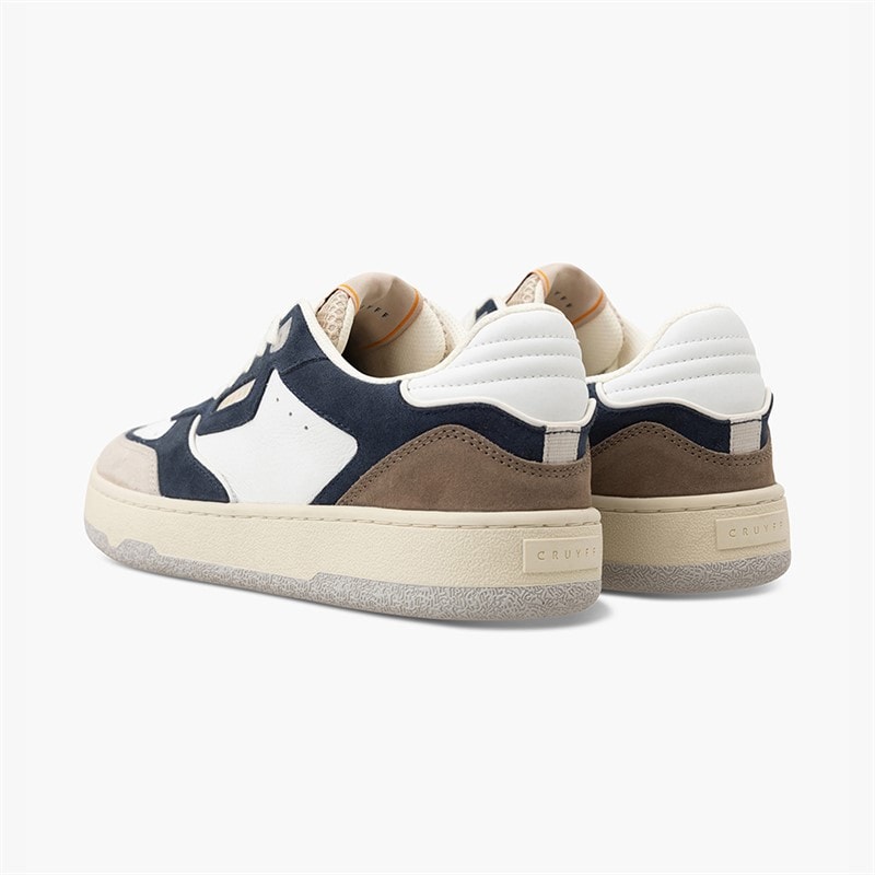 Cruyff Mens Volteria Trainers Navy/White - Image 3